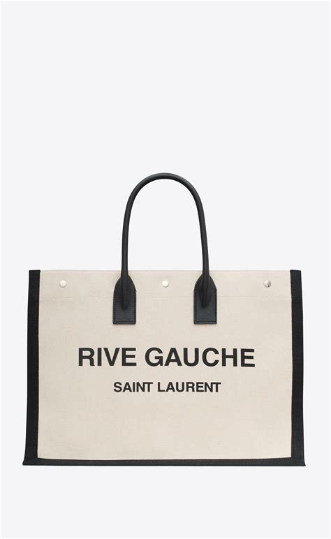 bolso tote rive gauche de lona 